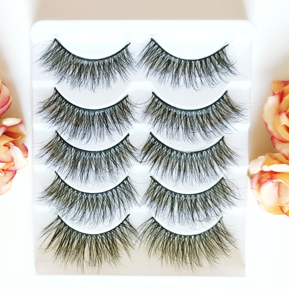 5 pairs mink Wispy Lashes - Picture 6 of 6